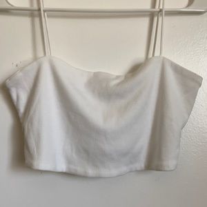 SHEIN white cropped cami top